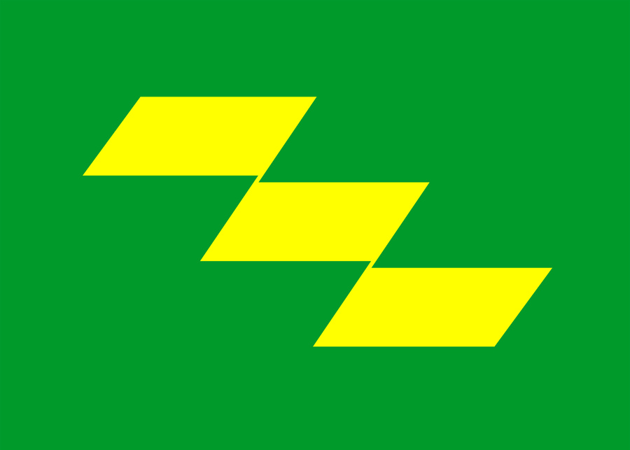 Flag of Miyazaki Prefecture, Japan Illustration